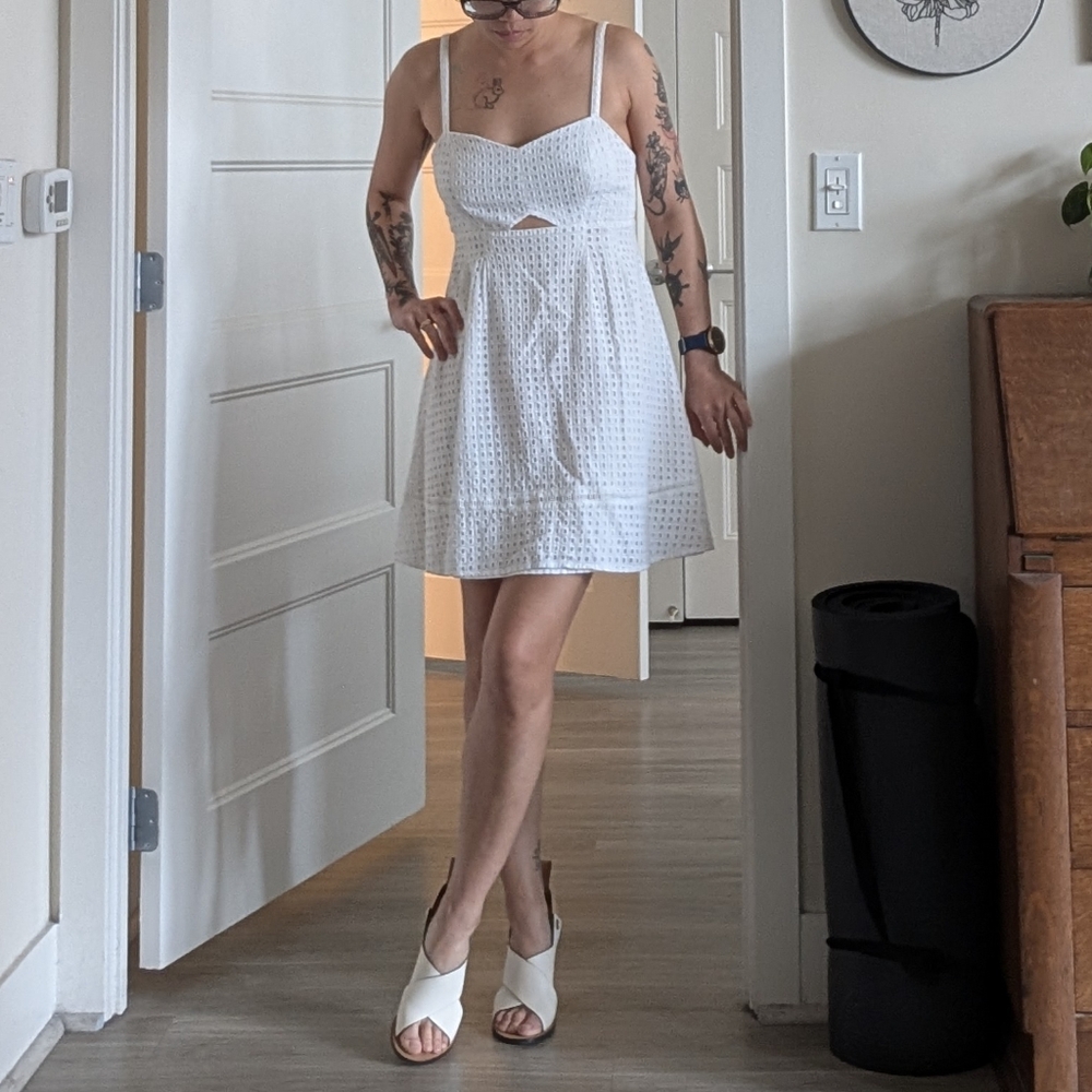 White Eyelet Sundress